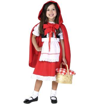 HalloweenCostumes.com Deluxe Girls Little Red Riding Hood Costume