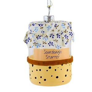 Cody Foster 3.0 Inch Sourdough Starter Ornament Bread Hobby Tree Ornaments - 1 of 3
