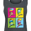 Women's - Dr. Seuss - Cat In the Hat Color Block Hats Graphic Racerback Tank - 2 of 4