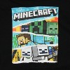 Minecraft Boy's Video Game Panel Graphic Block Sleeve Kids Hoodie - 2 of 4