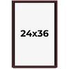 PosterPalooza | Shadow Box 1.5" Depth Brown Picture Frame - UV Acrylic, Backing, Hanging Hardware - 2 of 4