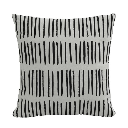 Black white best sale pillows outdoor