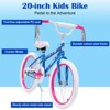 SKONYON 20" Kids Bike Bicycle Ideal for Girls Aged 5-12 Playful Design - 2 of 4