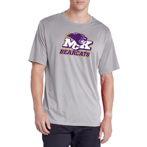 Mckendree University Adult Sport Active T-Shirt Primary Logo, Athletic Heather - 1 of 4