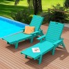 WestinTrends Adirondack Outdoor Chaise Lounge for Patio Garden Poolside (Set of 2) - 2 of 4