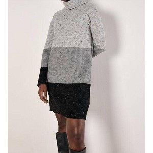 Women's Cozy Chic Sweater Dress - APRICOT - 1 of 4