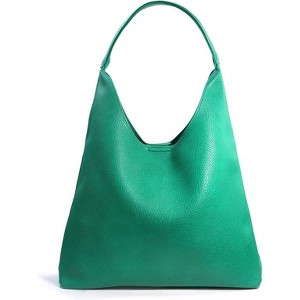 Hobo Bags for Women Soft Vegan Leather Shoulder Handbag Slouchy Tote Purses (Beige) - 1 of 4
