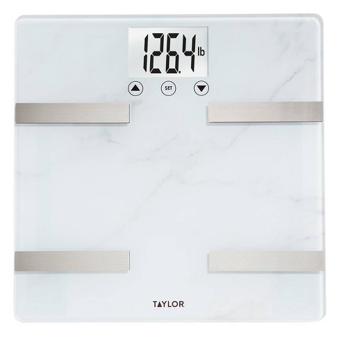 Taylor 440 Pound Digital Bathroom Scale Gray