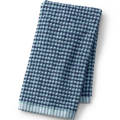 Lands' End Turkish Quick-Dry Cotton Textured Gingham Towel
