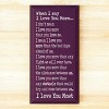 Slickblue Love You More Quote Wall Art, Solid Knotty Pine, Rustic Wood Sign, Farmhouse Style Decor, Color Options - 2 of 3