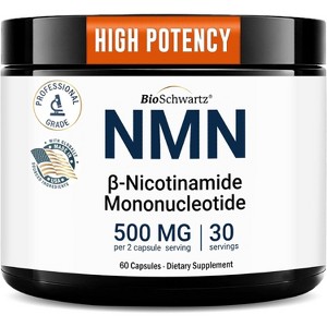 BioSchwartz NMN Supplement, 500mg Nicotinamide Mononucleotide