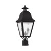 Livex Lighting Amwell 2 - Light Post Light in  Black - 4 of 4