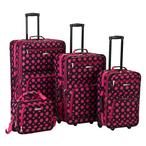 Fabric cheap suitcase set