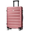 Whisen 3 Piece Hardshell Luggage Set, ABS+PC Suitcase with Spinner Wheels (20/24/28 Inch) - 3 of 4