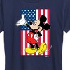 Women's - Disney - Mickey Flag Short Sleeve Graphic T-Shirt - 2 of 4