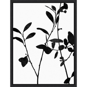 Amanti Art Nature Silhouette III (Leaves) by Danielle Carson Canvas Wall Art Print Framed 18 x 24-in. - 1 of 4