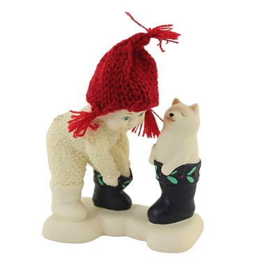 Dept 56 Snowbabies 4.0" That's My Boot Kitten Christmas  -  Decorative Figurines