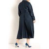 ELOQUII Women's Plus Size Pleated Skirt Fit And Flare Dress - 4 of 4