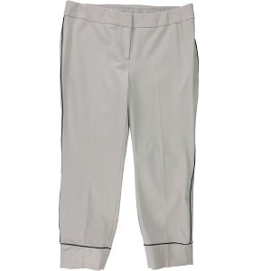 Alfani Womens Piped Casual Trouser Pants - 1 of 2
