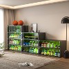 Okak Shoe Storage, Shoe Storage Cabinet with Glass Door, Shoe Organizer for Bedroom, Living Room, Entryway - 2 of 4
