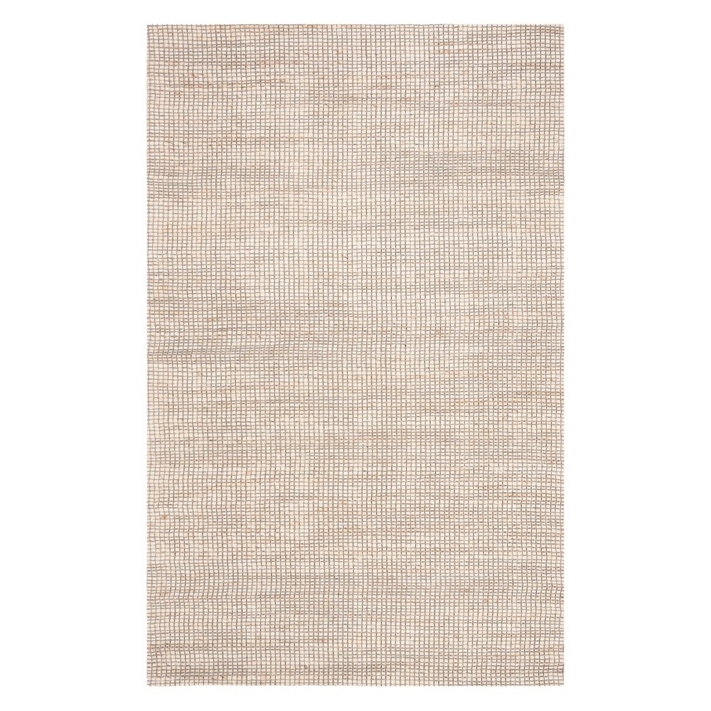 5'x8' Bernadine Solid Area Rug Ivory - Safavieh