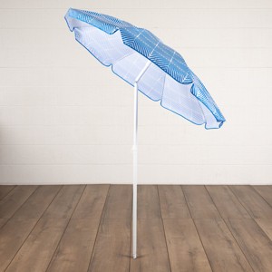 Outdoor Canopy Sunshade Beach Umbrella 5.5 ft - 1 of 4