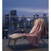 Manual Woodworkers & Weavers Feminine Room Accent – Pink Acrylic Throw, Cozy and Decorative - 4 of 4