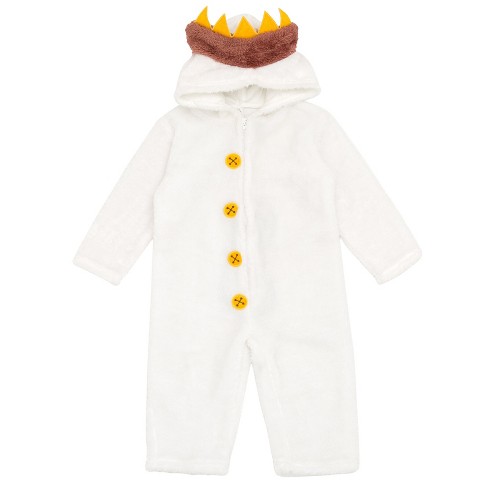 Warner Bros. Where The Wild Things Are Max Newborn Baby Boys Zip Up Costume  Coverall Gray 0-6 Months : Target