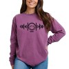Simply Sage Market S.W.Smiley Headphones Music Garment Dyed Long Sleeve - 2 of 4