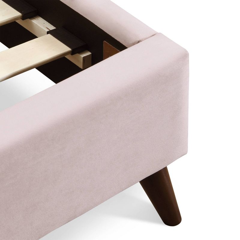 Adele Wingback Upholstered Platform Bed - Adore Decor, 4 of 12