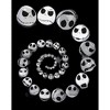 Men's The Nightmare Before Christmas Jack Skellington Faces Spiral T-Shirt - 2 of 4