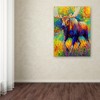 Trademark Fine Art-Marion Rose 'Bull Moose' Canvas Art - 3 of 3