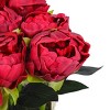 10" Artificial Peony Arrangement in Basket - National Tree Company - 3 of 4
