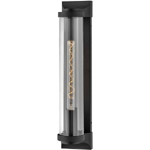 Hinkley Pearson 22" High Modern Black and Glass Outdoor Wall Light - 1 of 1