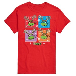 Men's - Teenage Mutant Ninja Turtles - Reindeer Turtles Short Sleeve Graphic T-Shirt - 1 of 4