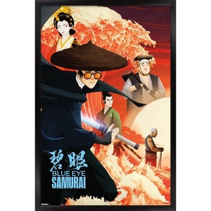 Trends International Netflix Blue Eye Samurai (2023) - Key Art Framed Wall Poster Prints - 1 of 4