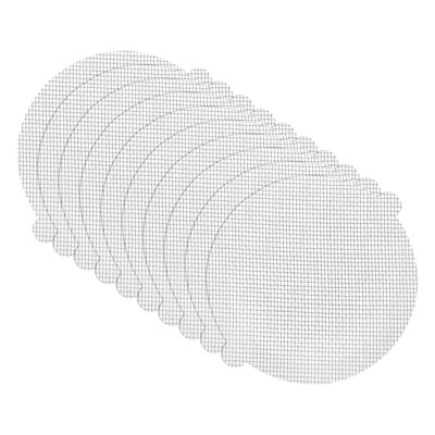 Unique Bargains Disposable Fiberglass Shower Mesh Sticker Drain Hair Catcher