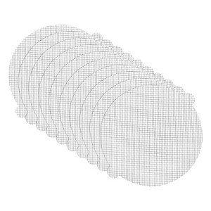 Unique Bargains Disposable Fiberglass Shower Mesh Sticker Drain Hair Catcher - 1 of 4