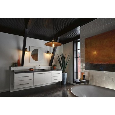 Antique Bronze Adjustable Swivel Wall Sconce with Brass Accents