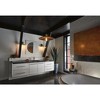 Progress Lighting Archives 1-Light Adjustable Swivel Wall Sconce, Antique Bronze, Natural Brass, Shade Included - 2 of 4