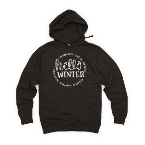 Simply Sage Market Women's Graphic Hoodie Hello Winter - 1 of 3