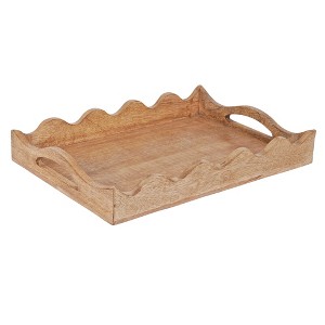 Mela Artisans Scallop Natural Decorative Tray in Natural - 1 of 3