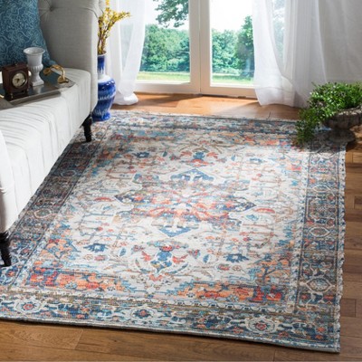 Reversible Handmade Cotton-Synthetic Blend Area Rug, 8' x 10', Gray