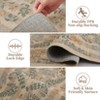 Floral Botanical Washable Rug for Living Room Soft Vintage Insect Butterfly Rugs Low Pile Carpet for Bedroom Dining Nursery Rug - 4 of 4