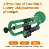 pInstrument pTrumpet Plastic Trumpet – Includes 3C & 5C Mouthpieces, Carrying Bag – Lightweight Bb Design with Ergonomic Grip – Durable ABS Build - 2 of 4