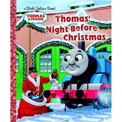 Thomas' Night Before Christmas - (Little Golden Book) by  R Schuyler Hooke (Hardcover)