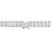 EVERLY JEWELRY | Sterling Silver 73.5 CT TGW Created White Sapphire Tennis Necklace, 18-inch - 4 of 4