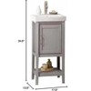 Legion Furniture 18 Inches Gray Sink Vanity - 3 of 4