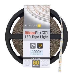 Armacost Lighting RibbonFlex Pro 24V White LED Strip Light Tape 60 LED/m Cabinet Lights - 1 of 1