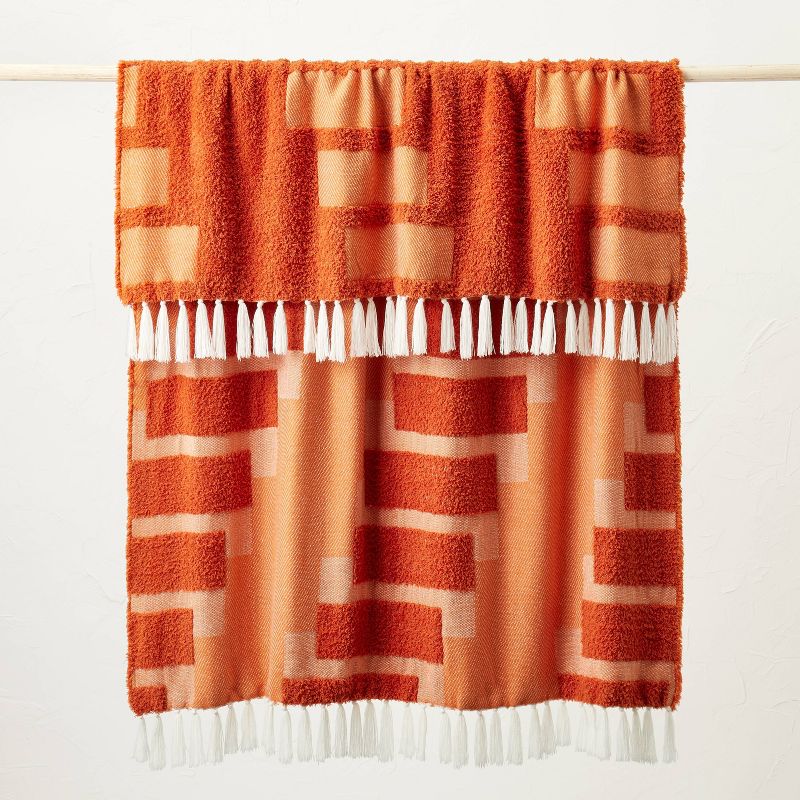 Geometric Patterned Chunky Woven Throw Blanket - Opalhouse™ designed with Jungalow™, 5 of 11